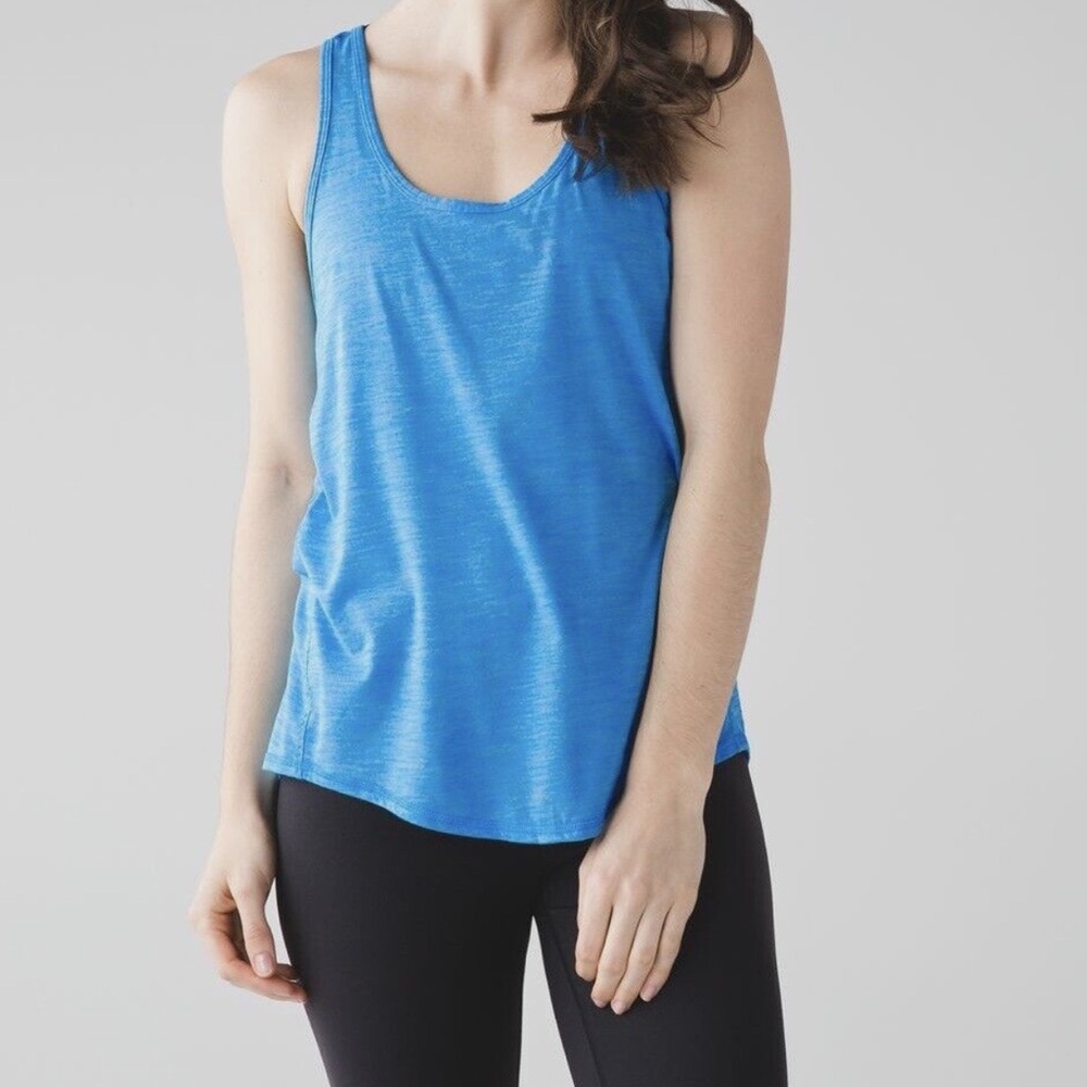 lululemon athletica Blue Tank Top